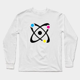 CMYK atoms Long Sleeve T-Shirt